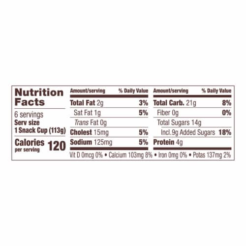 Kozy Shack Gluten Free Dessert Original Recipe Rice Pudding Snack Cups Perspective: top