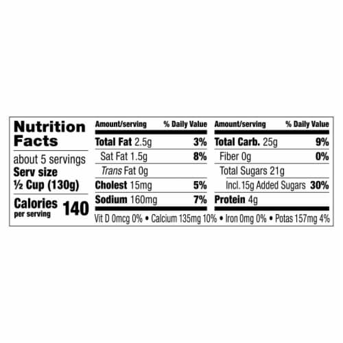 Kozy Shack Vanilla Pudding Tub, Gluten Free Dessert Perspective: top