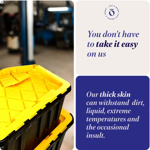Homz tough 2025 durabilt tote box