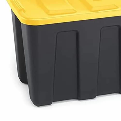 HOMZ Durabilt 27 Gallon Heavy Duty Storage Tote with Lid, Green