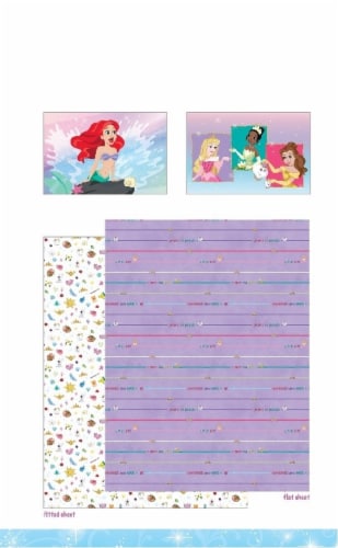 Disney Princess Microfiber Sheet Set Perspective: top