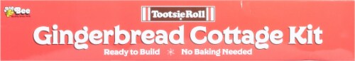 Bee® Candy Holiday Tootsie Roll® Gingerbread Cottage Kit Perspective: top