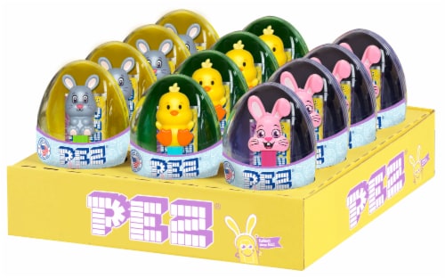 Pez® Easter Egg Dispenser Candy - Assorted Perspective: top