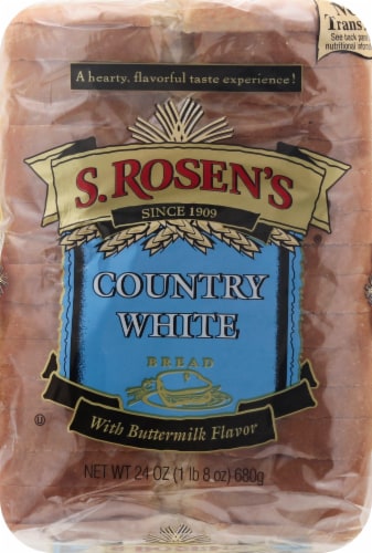 S. Rosen's® Country White Bread Perspective: top