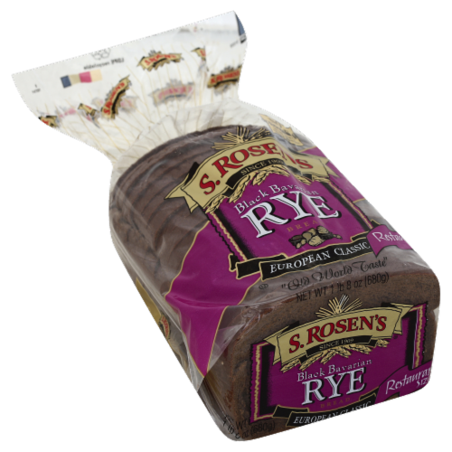 S. Rosen's Bread Bavarian Dark Rye Perspective: top
