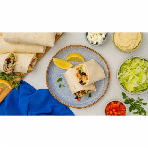 Mission Carb Balance Burrito Size Flour Tortillas Perspective: top