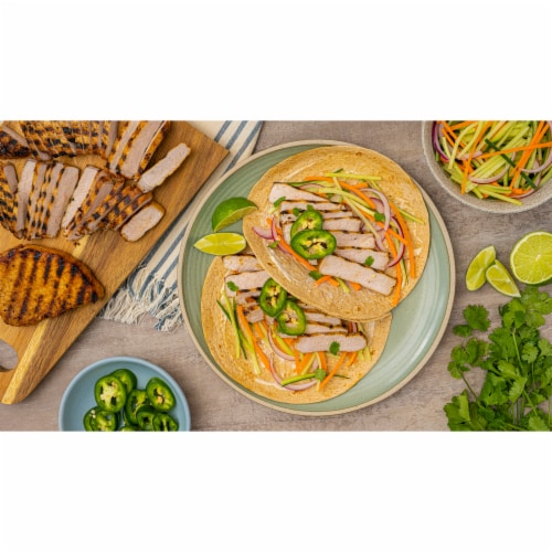 Mission Carb Balance Burrito Size Whole Wheat Flour Tortillas Perspective: top