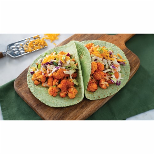 Mission Gluten Free Spinach & Herb Tortilla Wraps Perspective: top