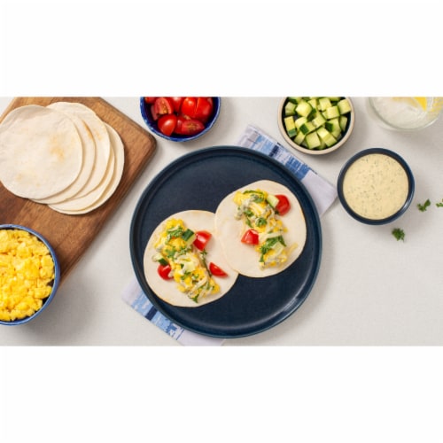 Mission Zero Net Carbs Original Street Tacos Size Flour Tortillas Perspective: top