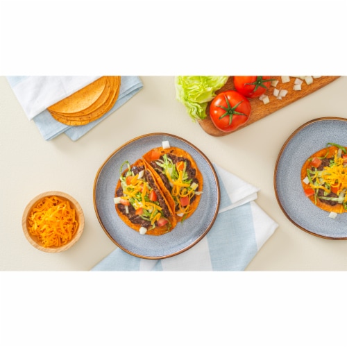 Mission Zero Net Carbs Sriracha Ranch Street Tacos Size Flour Tortillas Perspective: top