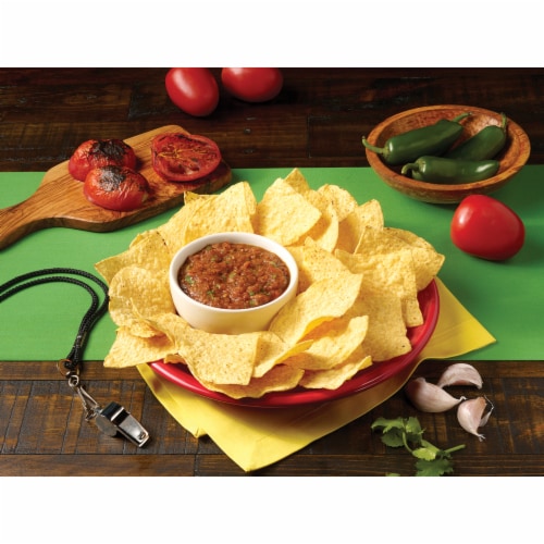 Mission Strips White Corn Tortilla Chips Perspective: top