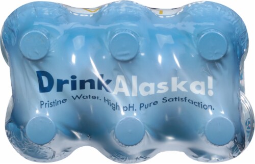Alaskan Glacial® Drinking Bottled Water Perspective: top