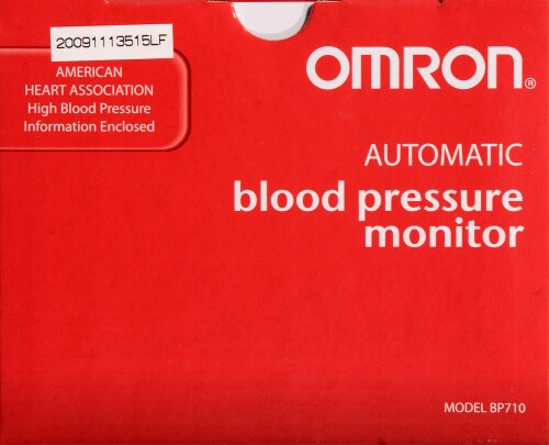 Omron Automatic Blood Pressure Monitor Perspective: top