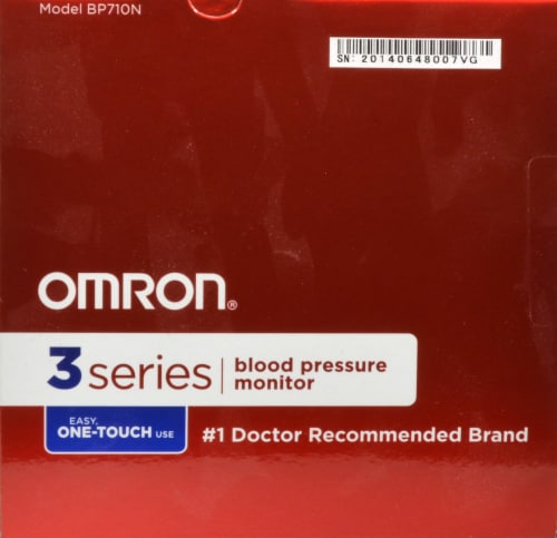 Omron 3 Series Automatic Digital Blood Pressure Monitor Perspective: top