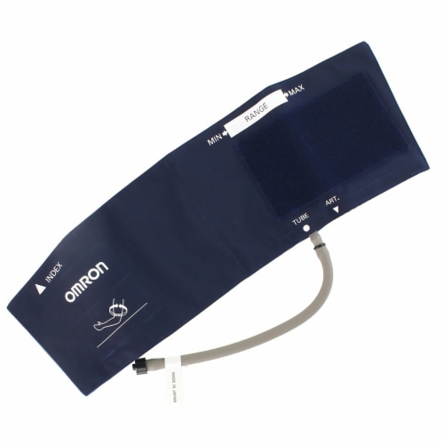 IntelliSense Medium Cuff Arm Reusable Blood Pressure Cuff HEM-907-CR19 Blue 1 Each Perspective: top
