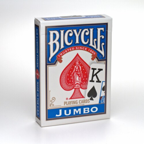 Bicycle® Jumbo Playing Cards Deck Perspective: top
