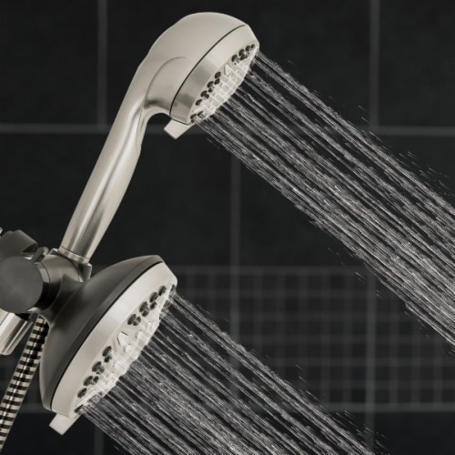 Waterpik PowerPulse Combo 2-in-1 Dual Shower System Perspective: top