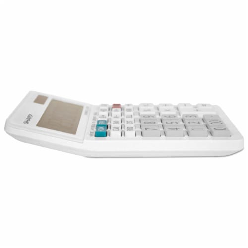 Sharp El-330wb Desktop Calculator, 10-Digit Lcd EL-330WB Perspective: top