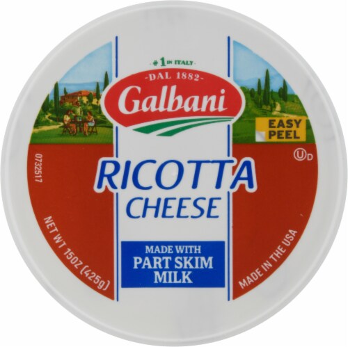 Galbani Part Skim Ricotta Cheese Perspective: top