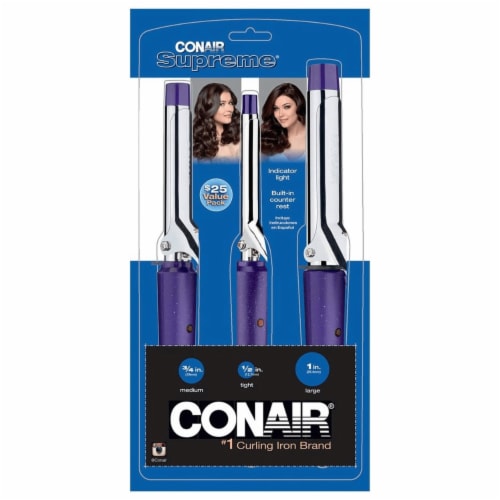 Conair curling iron sizes sale