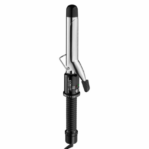 Conair® Instant Heat Curling Iron - Black/Silver Perspective: top