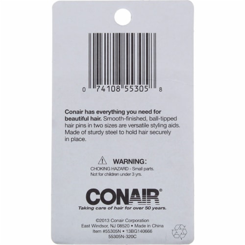 Conair® Up-Dos Bobby Pins - Black Perspective: top