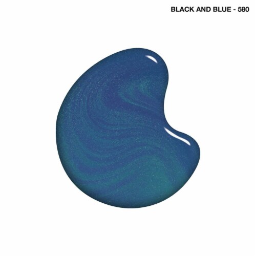 Sally Hansen Complete Salon Manicure Black & Blue Nail Polish Perspective: top