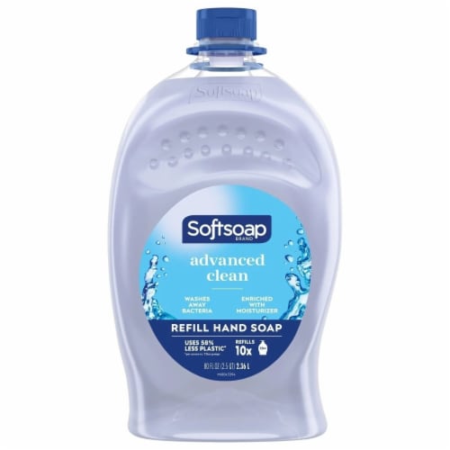 Softsoap Advanced Clean Hand Soap 80 Fl. Oz., 2-Pack Perspective: top