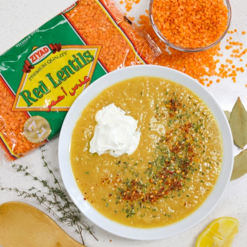 Ziyad Red Lentils Perspective: top