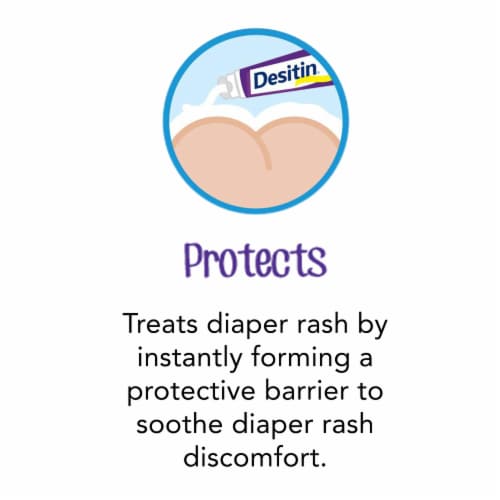 Desitin Maximum Strength Baby Diaper Rash Cream Travel Size Perspective: top