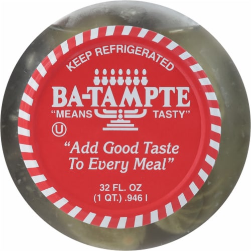 Bamampte Garlic Dill Pickles Perspective: top