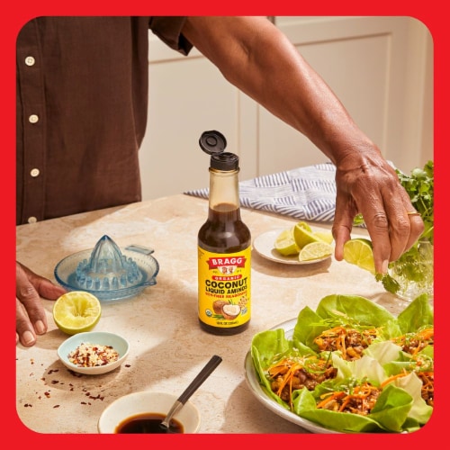 Bragg® Organic Coconut Liquid Aminos Soy-Free Seasoning Perspective: top