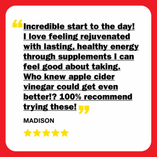 Bragg® True Energy Apple Cider Vinegar + B Vitamins Dietary Supplement Capsules Perspective: top