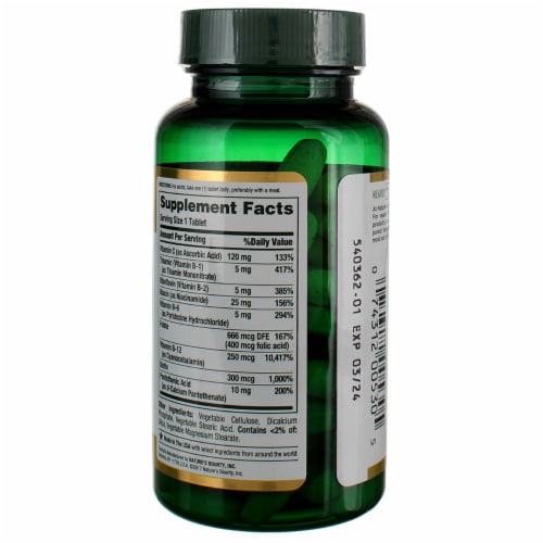 Nature's Bounty® B-Complex Time Release Tablets Perspective: top