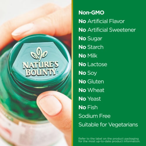 Nature's Bounty Magnesium Bone & Muscle Health Tablets, 500 Mg Perspective: top
