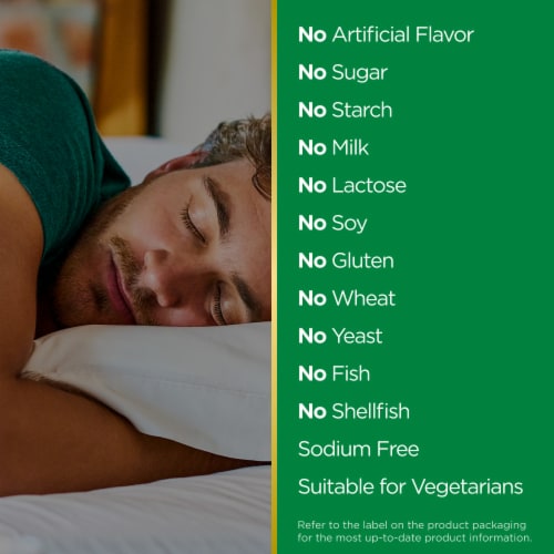 Nature's Bounty Melatonin Sleep Aid Quick Dissolve Tablets, 3 Mg Perspective: top