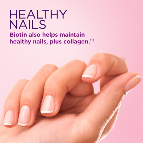Nature's Bounty Optimal Solutions Advanced Hair, Skin and Nails Softgels, Biotin 5000 mcg Perspective: top