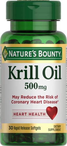 Nature's Bounty Krill Oil 500mg Softgels Perspective: top