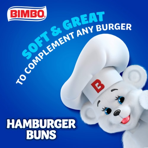 Bimbo Bimbollos Hamburger Buns Perspective: top