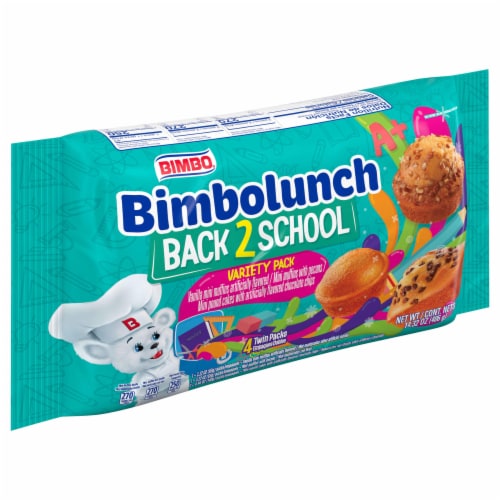 Bimbo Lunch Back 2 School Variety Snack Pack Perspective: top