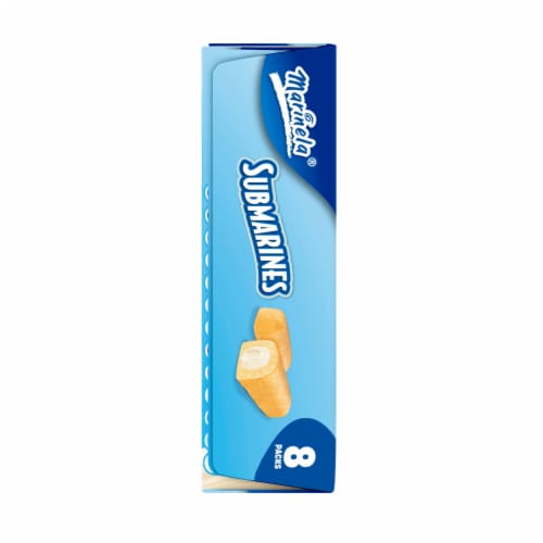 Marinela Submarines Vanilla Crème Filled Cakes Perspective: top