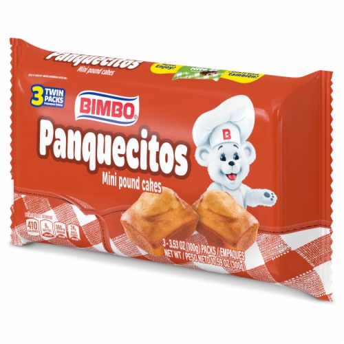 Bimbo Panquecitos Plain Mini Pound Cakes Perspective: top