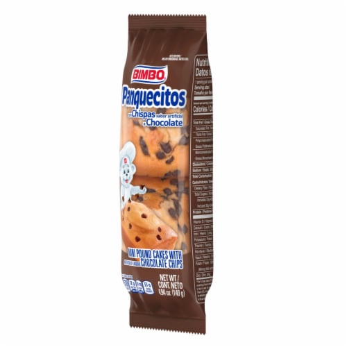 Bimbo Panquecitos Chocolate Chip Mini Pound Cakes Perspective: top