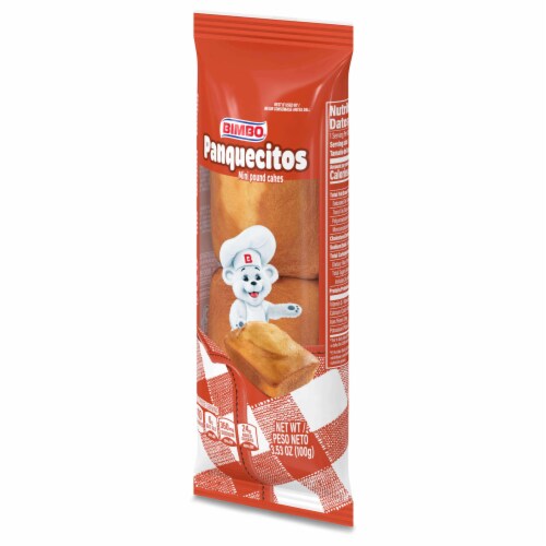 Bimbo Panquecitos Plain Mini Pound Cakes Perspective: top