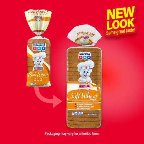 Bimbo® Soft Wheat Bread Perspective: top