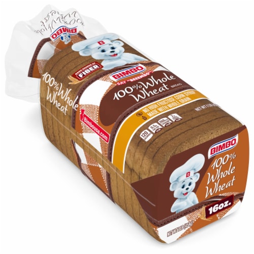 Bimbo Whole Wheat Product Bread Perspective: top