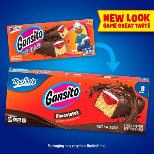 Marinela® Gansito Snack Cakes Perspective: top