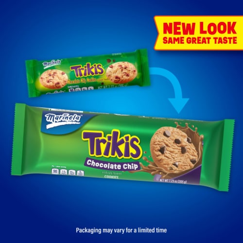 Marinela Trikis Chocolate Chip Cookies Perspective: top