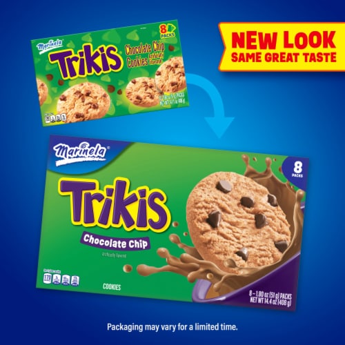 Marinela Trikis Chocolate Chip Cookies Perspective: top