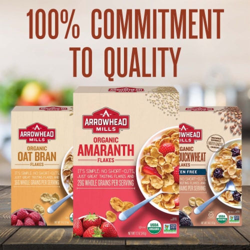 Arrowhead Mills Maple Buckwheat Flakes Organic Cereal Perspective: top